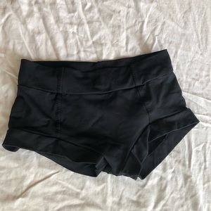 Tight AinslieWear black dance/booty shorts